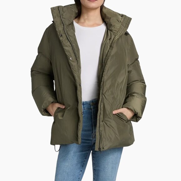 Jenni Kayne Hooded Down Puffer Jacket Medium - Picture 2 of 15